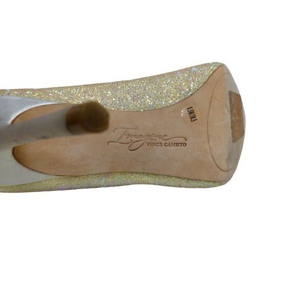 Imagine by Vince Camuto 'Olson' Crystal Embellished Pump, Yellow/ Gold, US 8.5M - Picture 8 of 8